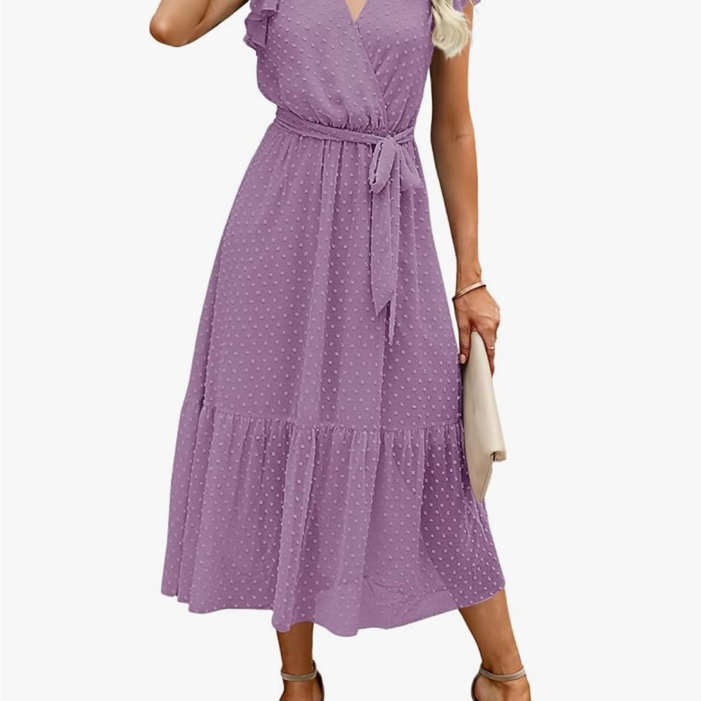 NWT Size Medium purple spring dress